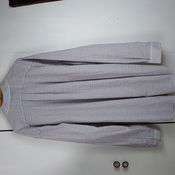 Ralph Lauren Mens Red,white,Blue Checked Dress Shirt Preppy Sz.4XLT - Picture 4 of 9